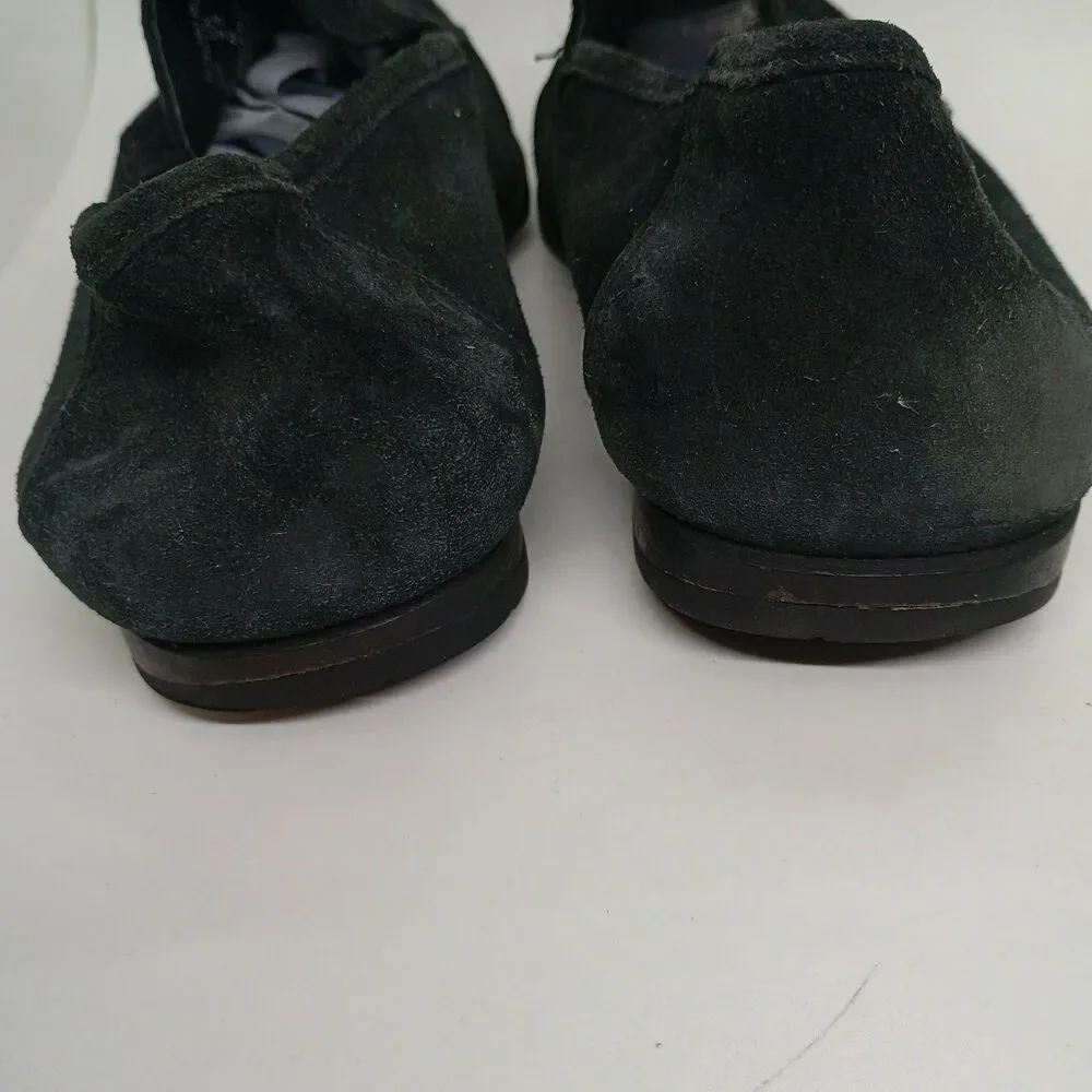 Hush Puppies Roadster Black Suede Loafers Mens 9 M Driving Mocs